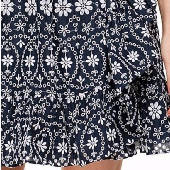 BNWT KATE SPADE ♠️ Floral Navy Skirt - Picture 3 of 4